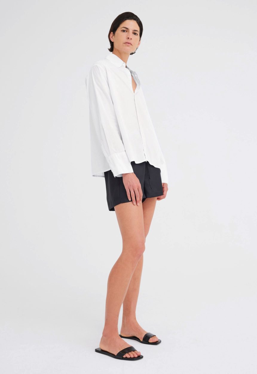 Jac + Jack Roq Cotton Shirt - White